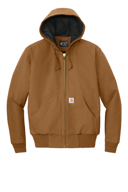 Carhartt Quilted-Flannel-Lined Duck Active Jacket
