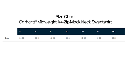 Carhartt Midweight 1/4-Zip Mock Neck Sweatshirt