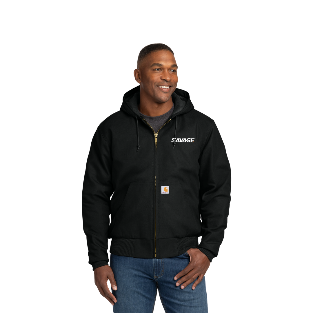 Carhartt Quilted-Flannel-Lined Duck Active Jacket