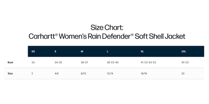 Carhartt Women’s Rain Defender Softshell Shell Jacket