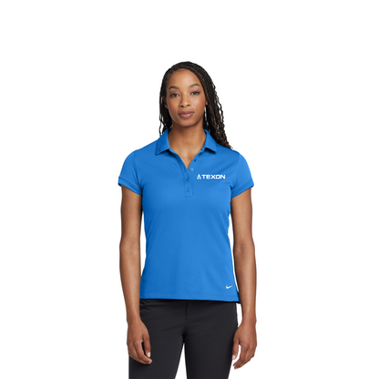 Nike Women's Dri-FIT Solid Icon Pique Modern Fit Polo