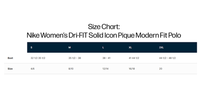 Nike Women's Dri-FIT Solid Icon Pique Modern Fit Polo