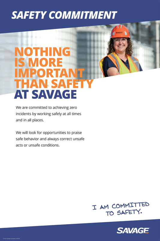 Safety Commitment Poster